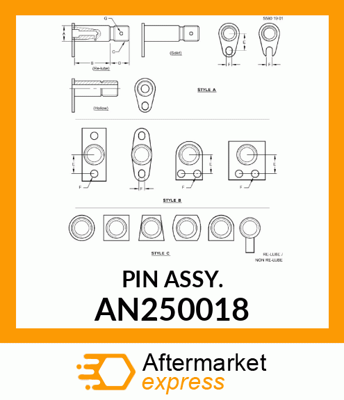 PIN ASSY. AN250018