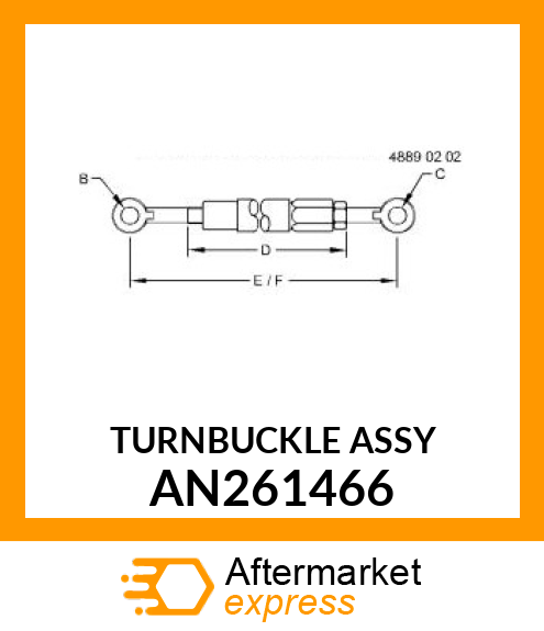 TURNBUCKLE ASSY AN261466