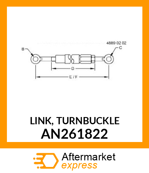 LINK, TURNBUCKLE AN261822