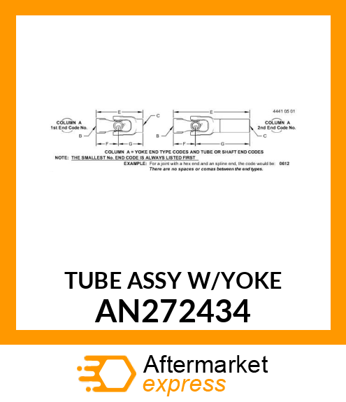 TUBE ASSY AN272434