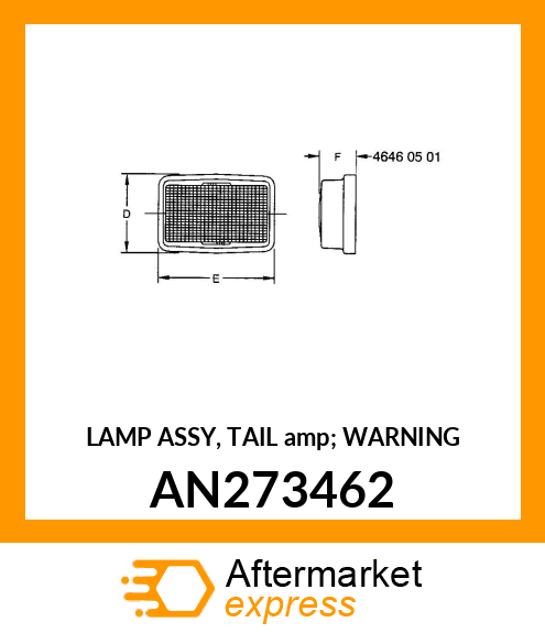 LAMP ASSY, TAIL amp; WARNING AN273462