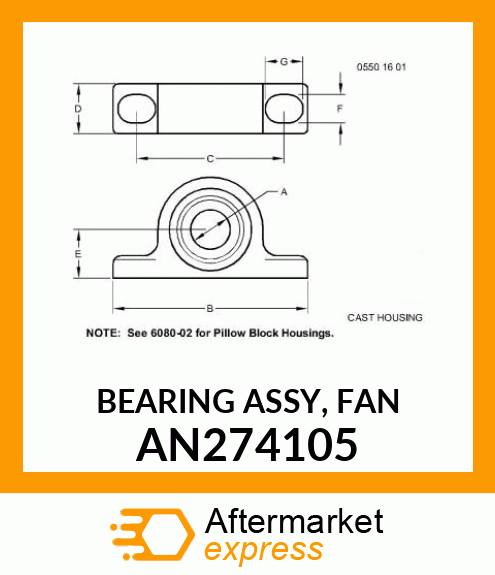 BEARING ASSY, FAN AN274105