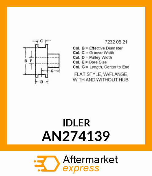 IDLER AN274139