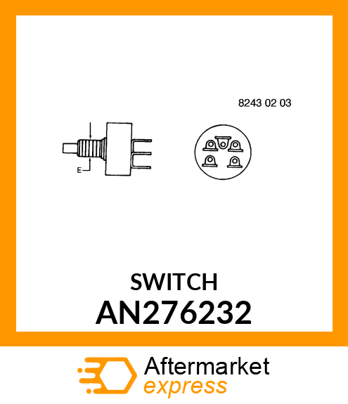 SWITCH, A/C BLOWER AN276232
