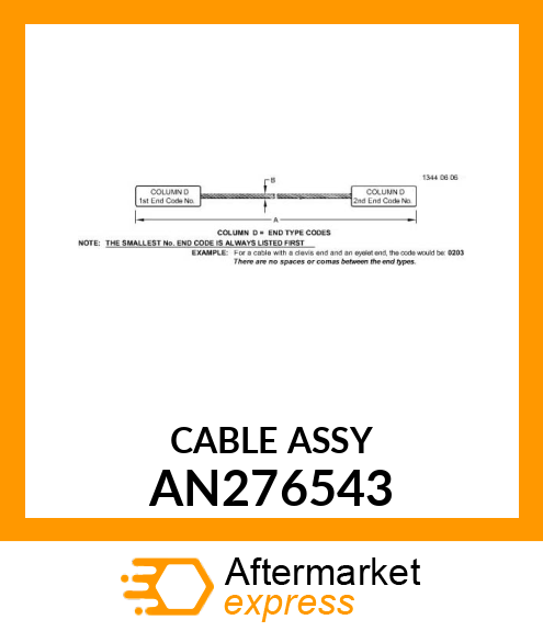 CABLE ASSY AN276543