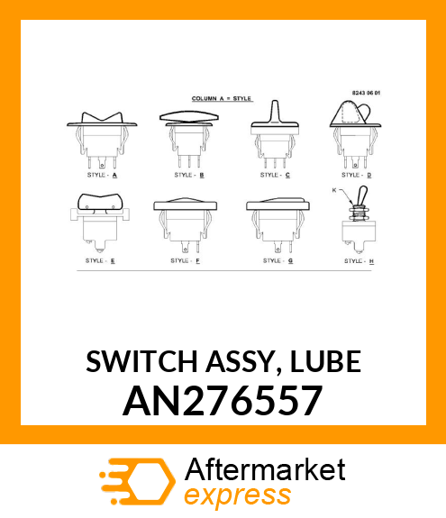SWITCH ASSY, LUBE AN276557