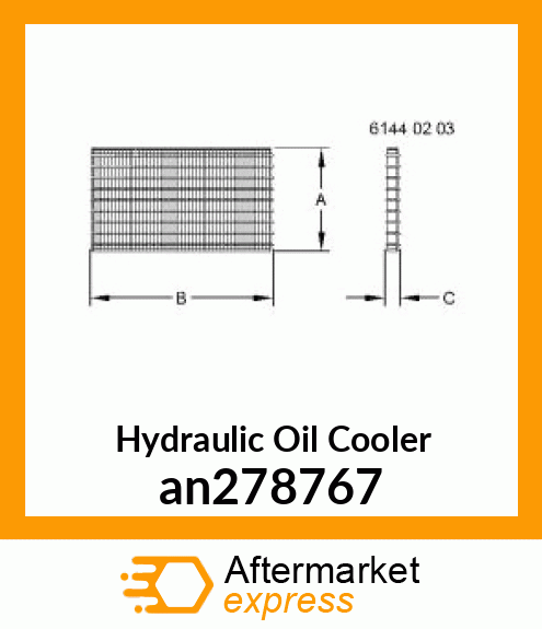 OIL COOLER ASSY an278767