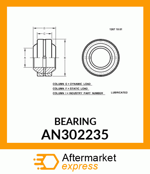 Aligning Bushing AN302235