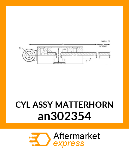 CYL ASSY an302354