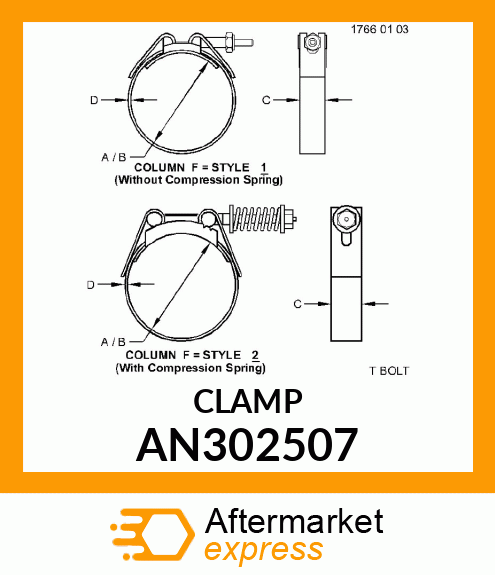 CLAMP, T AN302507