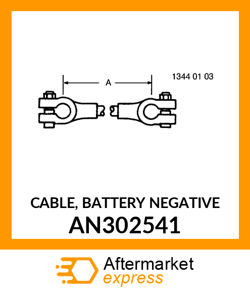 CABLE, BATTERY NEGATIVE AN302541