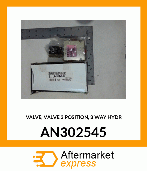 VALVE, VALVE,2 POSITION, 3 WAY HYDR AN302545