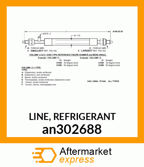 LINE, REFRIGERANT an302688