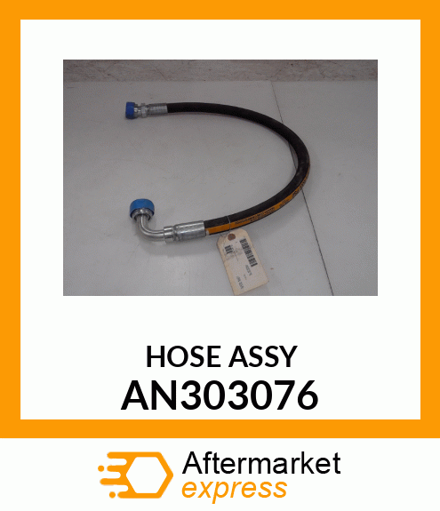 HYDRAULIC HOSE, HOSE ASSY, REAR RIG AN303076