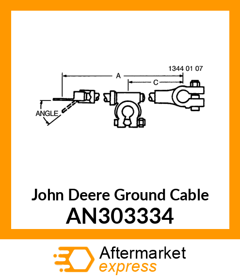 CABLE, CHASSIS GROUND AN303334