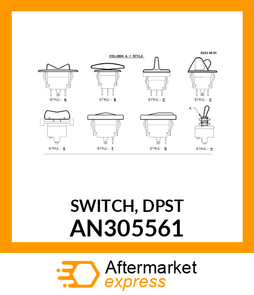 SWITCH, DPST AN305561