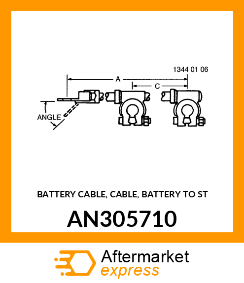 BATTERY CABLE, CABLE, BATTERY TO ST AN305710