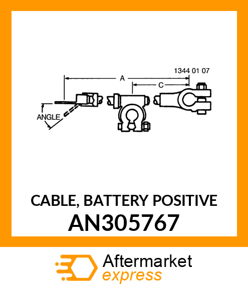 CABLE, BATTERY POSITIVE AN305767