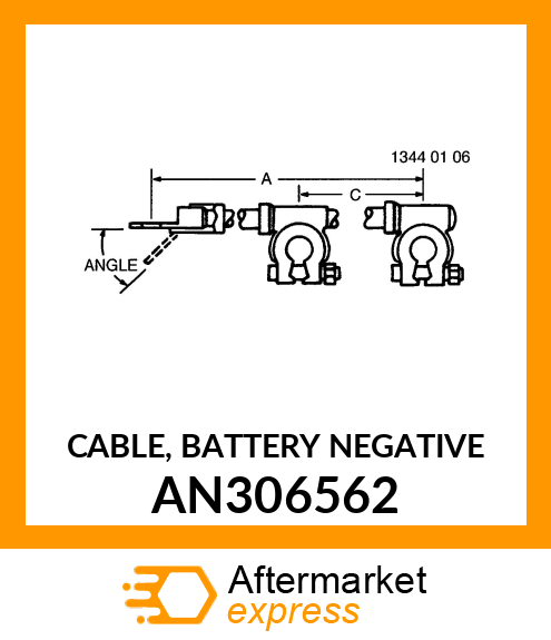 CABLE, BATTERY NEGATIVE AN306562