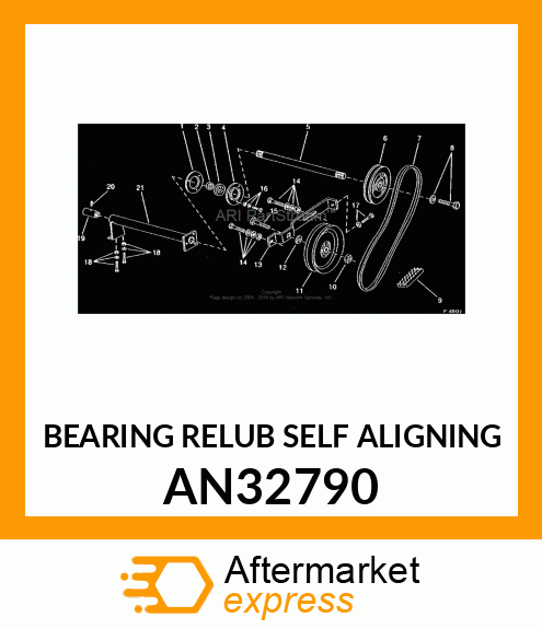 BEARING RELUB SELF ALIGNING AN32790