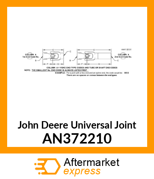 TUBE ASSY, 70CM ROW, 28 AN372210