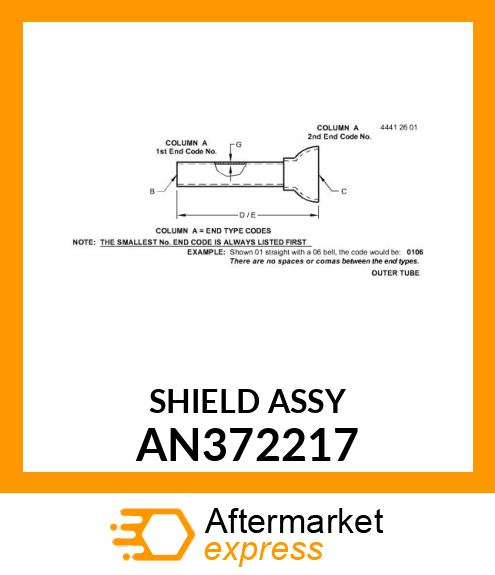 SHIELD ASSY AN372217