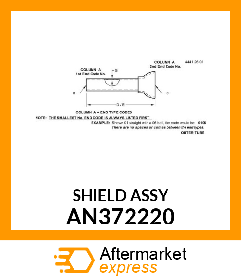 SHIELD ASSY AN372220