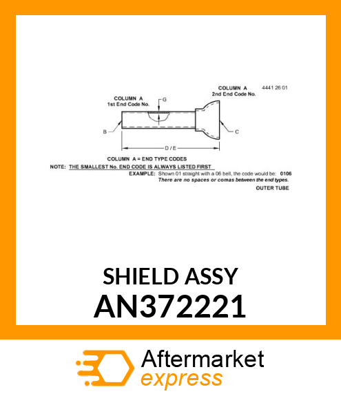 SHIELD ASSY AN372221