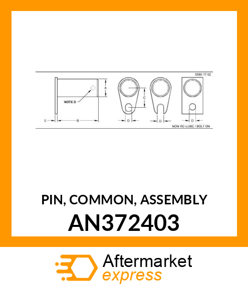 PIN, COMMON, ASSEMBLY AN372403