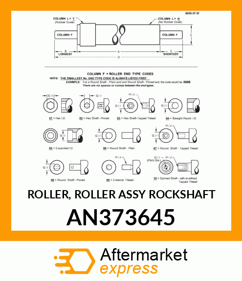 ROLLER, ROLLER ASSY AN373645