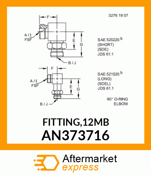 FITTING,12MB AN373716