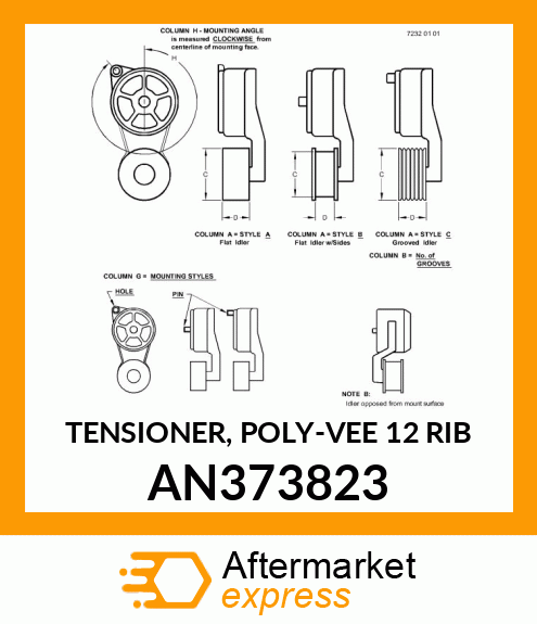 TENSIONER, POLY AN373823