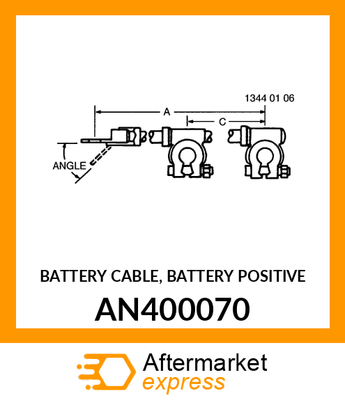 BATTERY CABLE, BATTERY POSITIVE AN400070