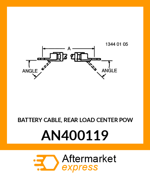 BATTERY CABLE, REAR LOAD CENTER POW AN400119