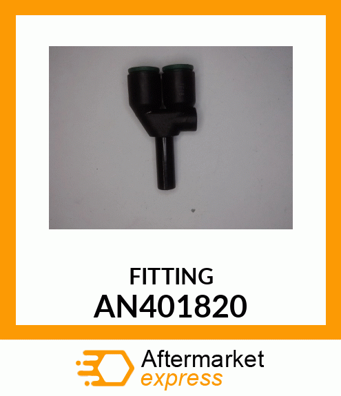 FITTING, 1/4 PLUG IN Y, QC AN401820