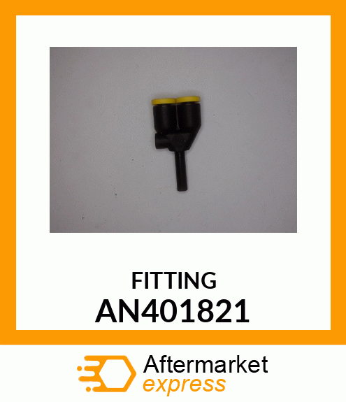 FITTING, 4MM PLUG IN Y, QC AN401821