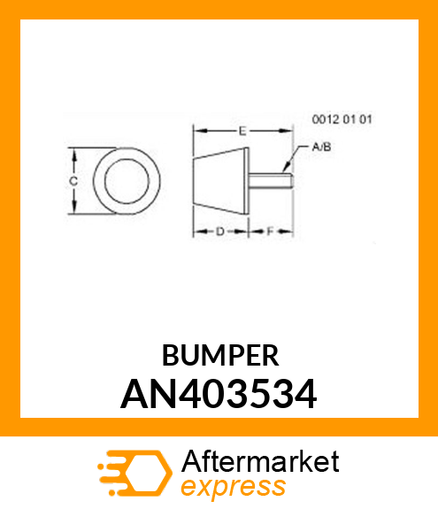 BUMPER, BREAKAWAY AN403534