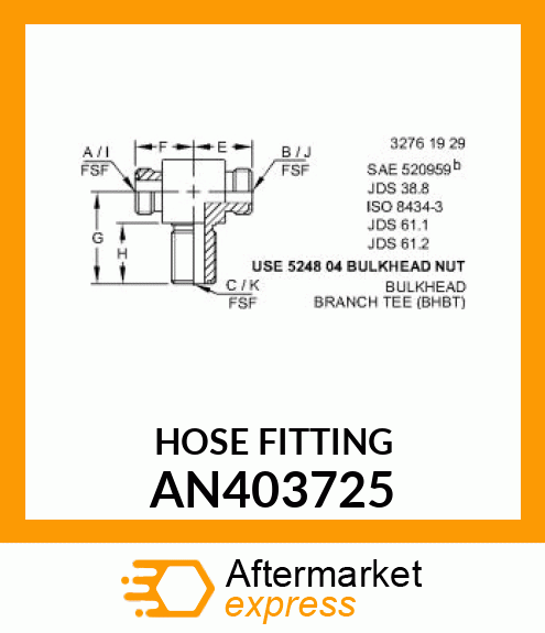 HOSE FITTING AN403725