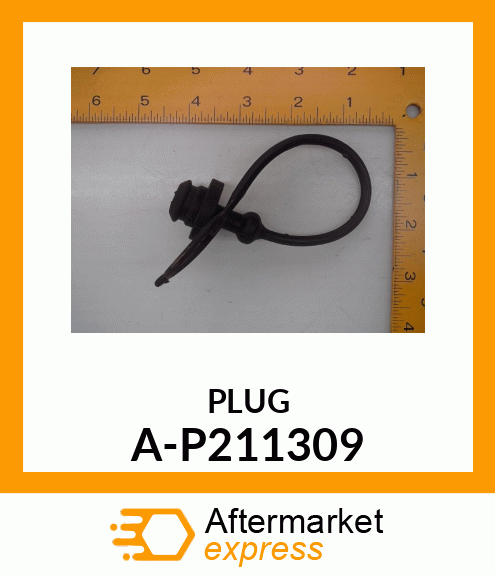 Cap - DUST PLUG, 3/8-IN., BLACK A-P211309
