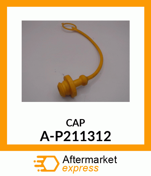 Cap - DUST PLUG, 3/8-IN., YELLOW A-P211312