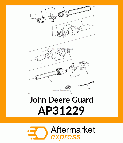 UNIVERSAL JOINT WITH SHAFT, UNIVERS AP31229