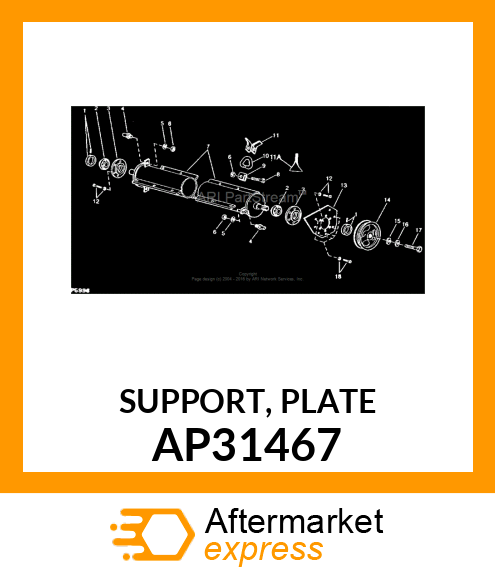 SUPPORT, PLATE AP31467