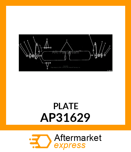 BRACKET, LEFT SIDED SUPPORT AP31629