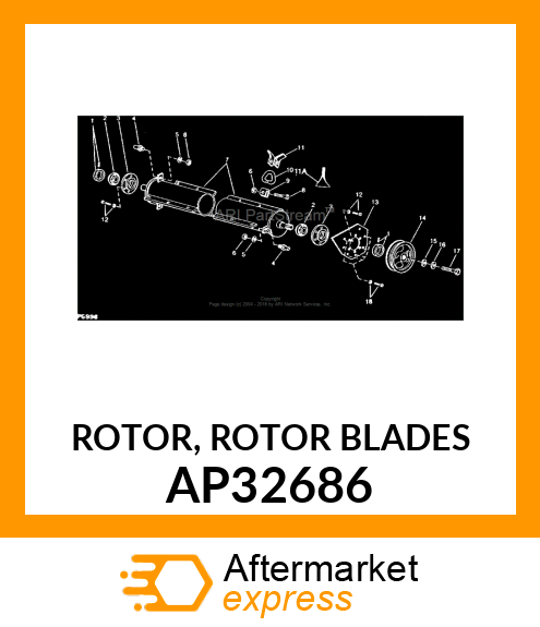 ROTOR, ROTOR BLADES AP32686