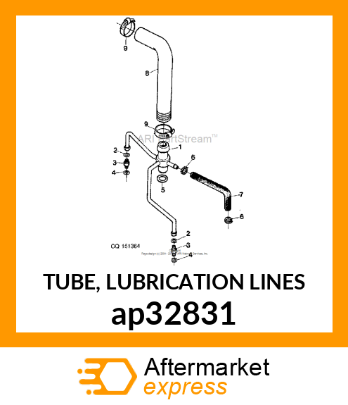 TUBE, LUBRICATION LINES ap32831