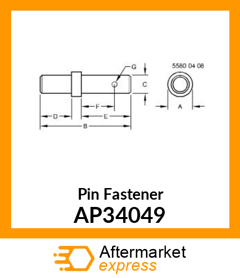 Pin Fastener AP34049