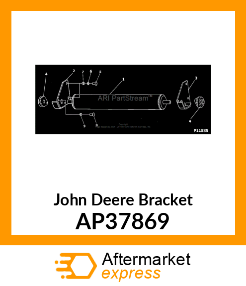 BRACKET, RIGHT SIDE SUPPORT AP37869
