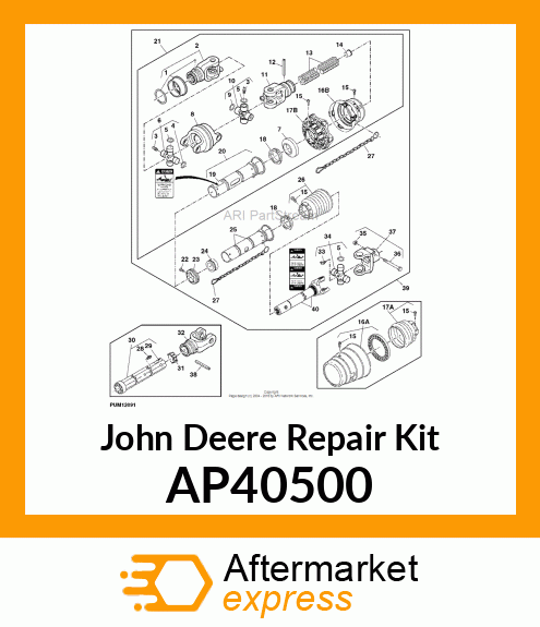 REPAIR KIT, GAME PARTS COLLAR DESLI AP40500