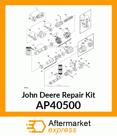 REPAIR KIT, GAME PARTS COLLAR DESLI AP40500