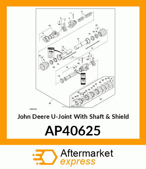 Joint With Shaft amp; Shield AP40625